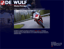 Tablet Screenshot of dewulfsport.be